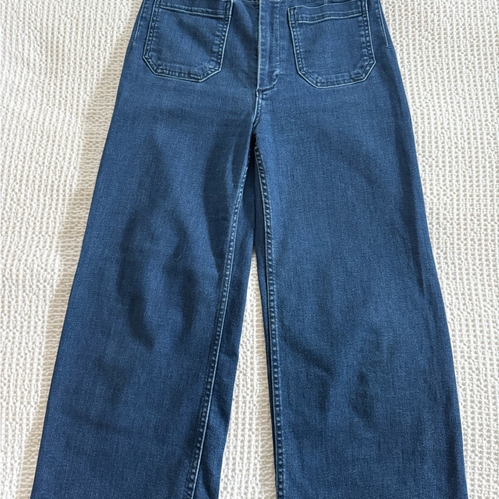 Maeve by Anthropologie “Collette” dark blue wash Jeans